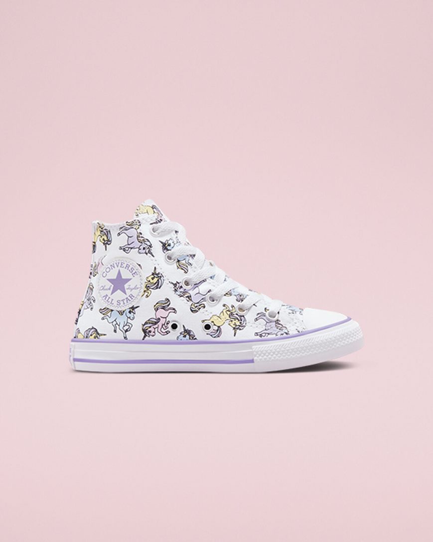 Tenisky Vysoke Converse Chuck Taylor All Star Unicorns Dievcenske Biele Siva Nachový | SK HPX11O0